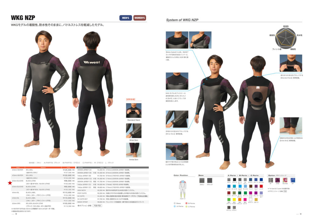 mermaidsong wetsuits ウエットスーツ 2026冬用ウエットスーツの準備 | MOANA COASTAL SERVICE